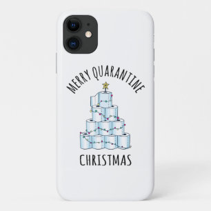 Merry Quarantine kerstboompapier Toilet Paper Case-Mate iPhone Case