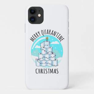 Merry Quarantine kerstboompapier Toilet Paper Case-Mate iPhone Case