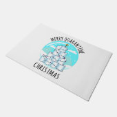 Merry Quarantine kerstboompapier Toilet Paper Deurmat (Schuin)