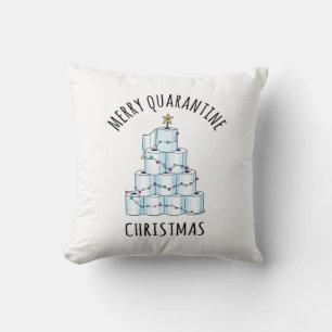 Merry Quarantine kerstboompapier Toilet Paper Kussen