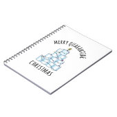 Merry Quarantine kerstboompapier Toilet Paper Notitieboek (Linkerzijde)