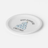 Merry Quarantine kerstboompapier Toilet Paper Papieren Bordje (Gekanteld)