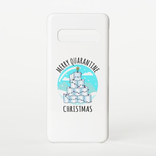 Merry Quarantine kerstboompapier Toilet Paper Samsung Galaxy Hoesje (Achterkant)