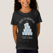 Merry Quarantine kerstboompapier Toilet Paper T-shirt (Voorkant)