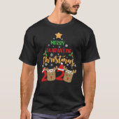 Merry Quarantine Kerstmis 2020 T-shirt (Voorkant)