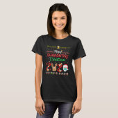 Merry Quarantine Kerstmis 2020 T-shirt (Voorkant volledig)