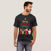 Merry Quarantine Kerstmis 2020 Xmas Pajamas T-shirt (Voorkant volledig)