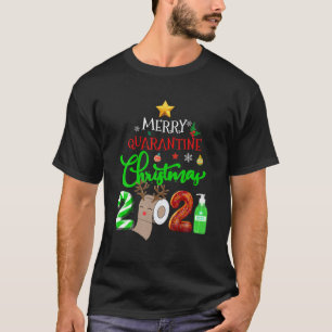 Merry Quarantine Kerstmis 2021 Toliet Paper Famil T-shirt