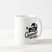 Merry Quarantine Kerstmis Koffiemok (Voorkant rechts)