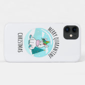 Merry Quarantine Kerstunicorn Case-Mate iPhone Case (Achterkant (horizontaal))