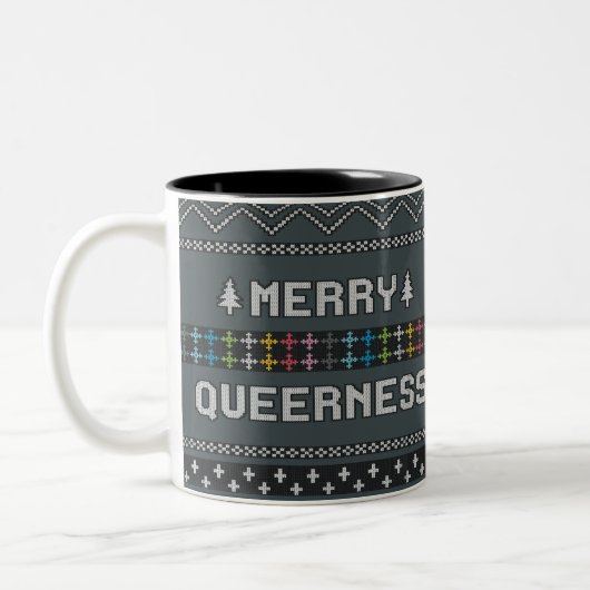 Merry Queerness Tweekleurige Koffiemok (Links)