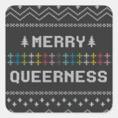 Merry Queerness Vierkante Sticker (Voorkant)