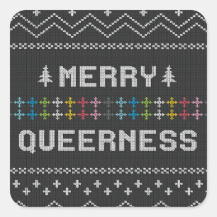 Merry Queerness Vierkante Sticker