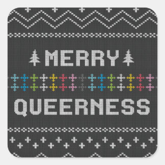 Merry Queerness Vierkante Sticker