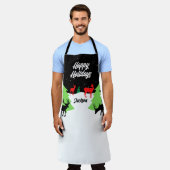 Merry Reindeer Schort (Gedragen)