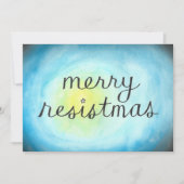 Merry Resistmas flat-card Bedankkaart (Voorkant)