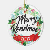Merry Resistmas Holiday Ornament (Links)