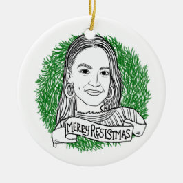 Merry Resistmas Keramisch Ornament