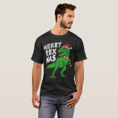 Merry Rex Mas T-shirt (Voorkant volledig)