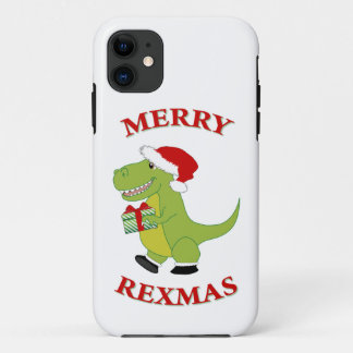 Merry Rexmas T-Rex dinosaurus ontwerp Case-Mate iPhone Case