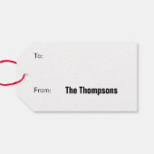 Merry Rickmas and Happy Human Holidays Cadeaulabel (Achterkant Horizontaal)