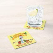 Merry Rickmas and Happy Human Holidays Kartonnen Onderzetters (Insitu)