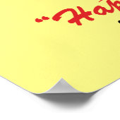 Merry Rickmas en Happy Human Feestdagen Poster (Hoek)