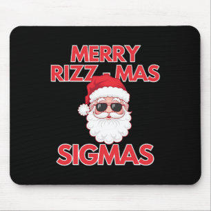Merry Rizz Mas Sigmas Christmas Rizzmas Funny Sant Muismat