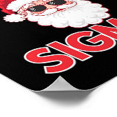 Merry Rizz Mas Sigmas Christmas Rizzmas Funny Sant Poster (Hoek)