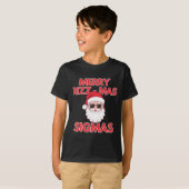 Merry Rizz Mas Sigmas Christmas Rizzmas Funny Sant T-shirt (Voorkant volledig)
