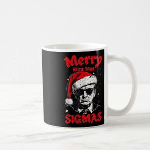 Merry Rizz Mas Sigmas Funny Gen Alpha X-mas Santa Koffiemok