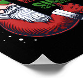 Merry Rizz Mas Sigmas Funny Gen- Alpha X-mas Santa Poster (Hoek)