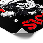 Merry Rizz Mas Sigmas Funny Gen Alpha X-mas Santa Poster (Hoek)