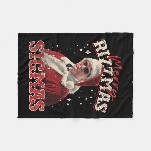 Merry Rizz Mas Sigmas- Gen Alpha Middle School Tru Fleece Deken (Voorkant (Horizontaal))