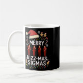 Merry Rizz Mas Sigmas Gen Alpha Trump Christmas PJ Koffiemok (Links)