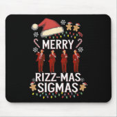 Merry Rizz Mas Sigmas Gen Alpha Trump Christmas PJ Muismat (Voorkant)