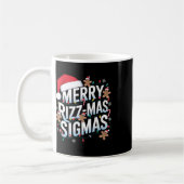 Merry Rizz Mas Sigmas Grappige Alpha Kerstman Koffiemok (Links)