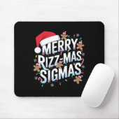 Merry Rizz Mas Sigmas Grappige Alpha Kerstman Muismat (Met muis)