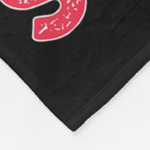 Merry Rizz Mas Sigmas Grappige Kerstman Kerstmis Fleece Deken (Hoek)