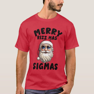 Merry Rizz Mas Sigmas ,Merry Christmas T-Shi T-Shi T-shirt