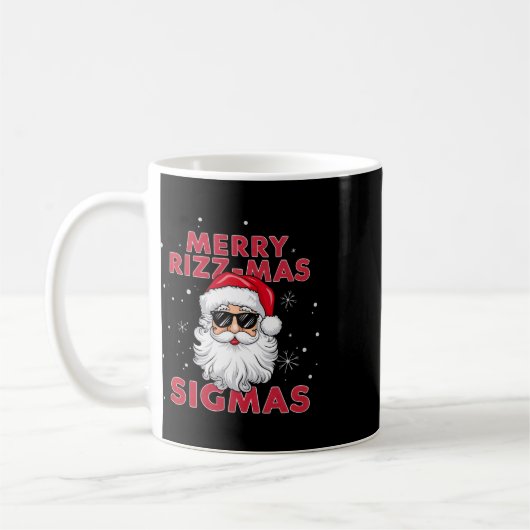 Merry Rizz Mas Sigmas Santa Christmas Koffiemok (Links)