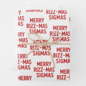 Merry Rizz-Mas Sigmas Snarky Christmas Funny  Inpakpapier Vel (In situ)