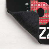 Merry Rizzmas 67 Knitted Sweater Sungles Funny  Muismat (Hoek)