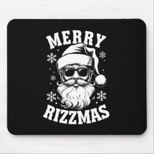 Merry Rizzmas Grappige Kerstman Gelukkig Ch Muismat