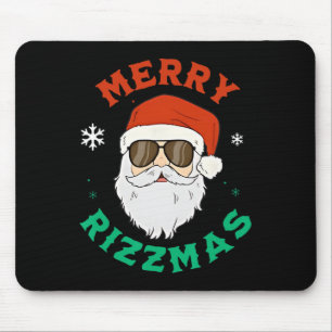 Merry Rizzmas Grappige Kerstman Muismat