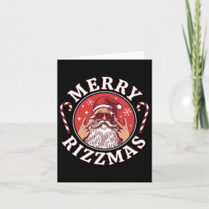 Merry Rizzmas Kinder Tiener School Funny Christmas Kaart