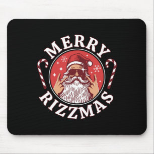 Merry Rizzmas Kinder Tiener School Funny Christmas Muismat