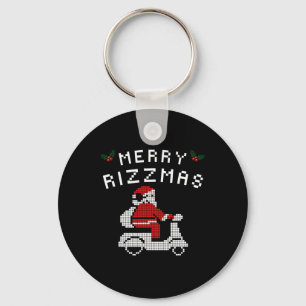 Merry Rizzmas Kinder Tiener School Funny Christmas Sleutelhanger
