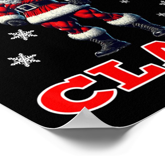 Merry Rizzmas Sigmas Claus Kinder Funny Merry Chri Poster (Hoek)