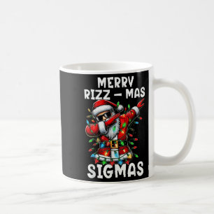 Merry Rizzmas Sigmas Grappig Dabbing Kerstman Kers Koffiemok